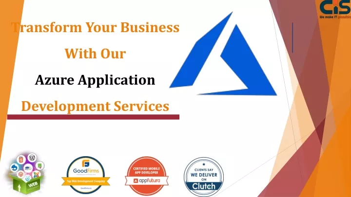 transform your business with our azure application development services
