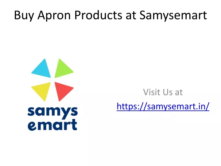 buy apron products at samysemart