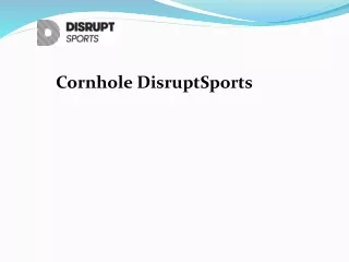 Custom Cornhole DisruptSports