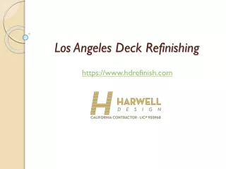 Los Angeles Deck Refinishing