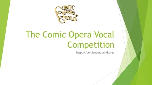 The Comic Opera Vocal Competition