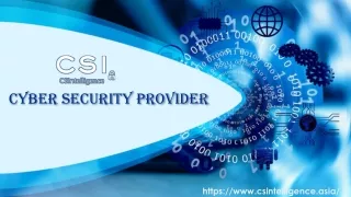 Cyber Security Provider Singapore
