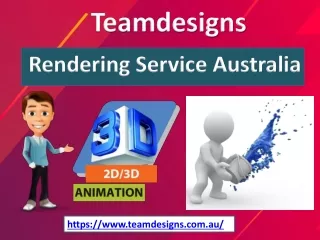 3D Architectural Rendering  Service Australia