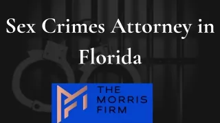 Sex Crimes Attorney in Florida
