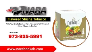 flavored shisha tobacco