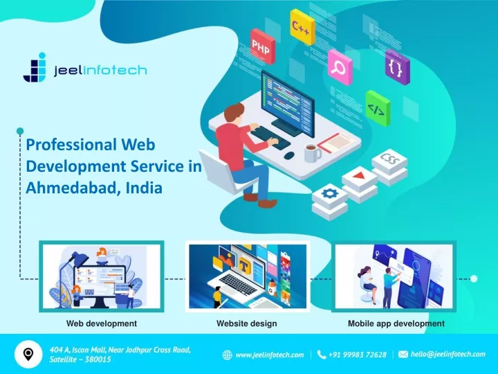 professional web development service in ahmedabad