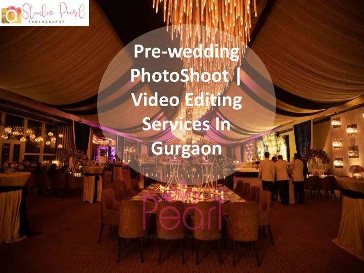 pre wedding photoshoot video editing services