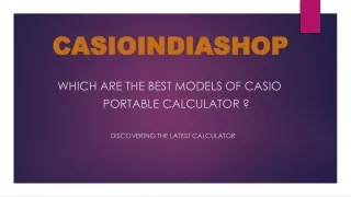 Explore the best casio portable calculator online