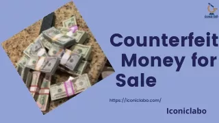 Counterfeit Money for Sale