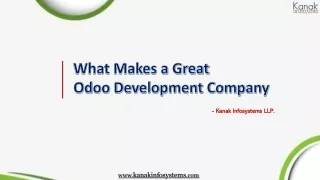 Things to Consider Before Hire Odoo Service Provider