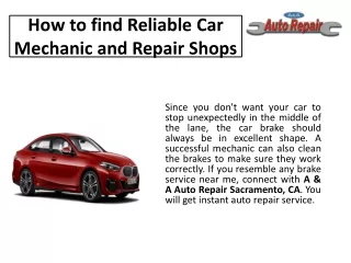 Best Air Conditioning Auto Repair -  A & A Auto Repair