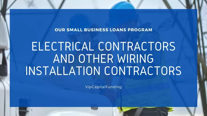 our small business loans program