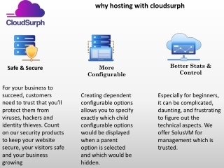 why hosting with cloudsurph