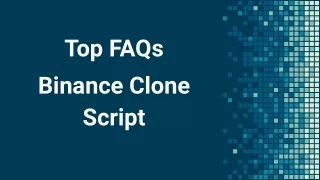 top faqs binance clone script