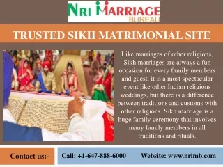 Trusted Sikh Matrimony