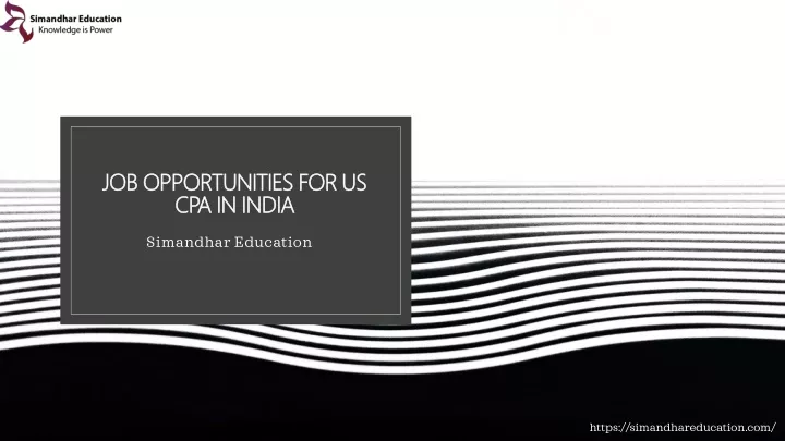 job opportunities for us cpa in india