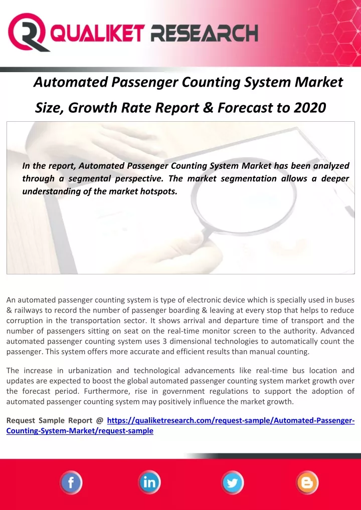 automated passenger counting system market