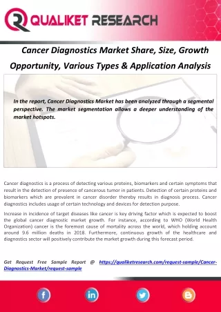 cancer diagnostics market share size growth