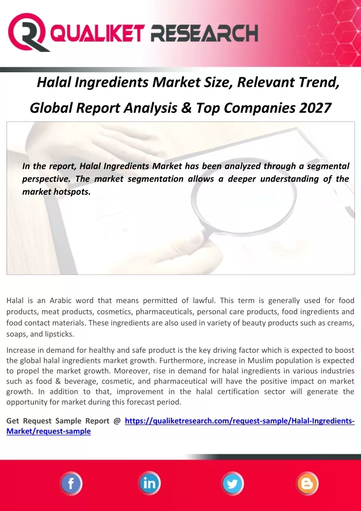halal ingredients market size relevant trend