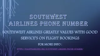 Travel Related Queries- Get To Southwest Airlines Phone Number