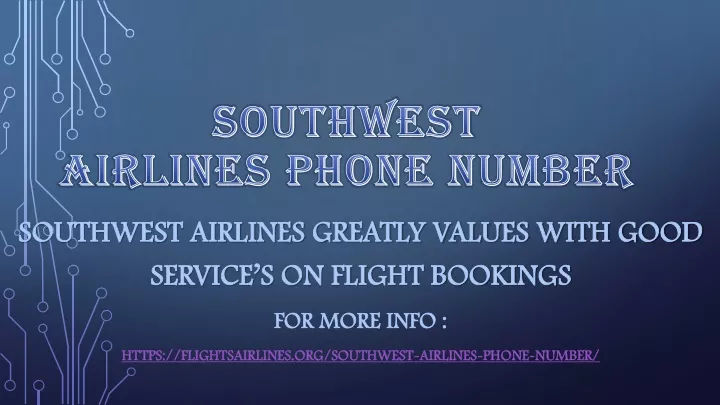 southwest airlines phone number