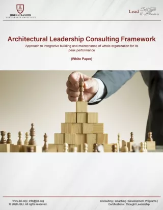 Architectural Leadership Consulting Framework