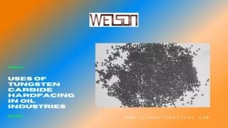 Uses of Tungsten Carbide Hardfacing in Oil Industries