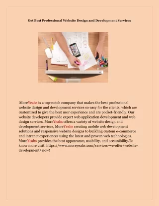 get best professional website design