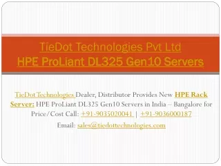 HP Rack Servers | HPE ProLiant DL325 Gen10 Servers | Price/Cost India Call: 9036000187