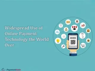 widespread use of online payment technology