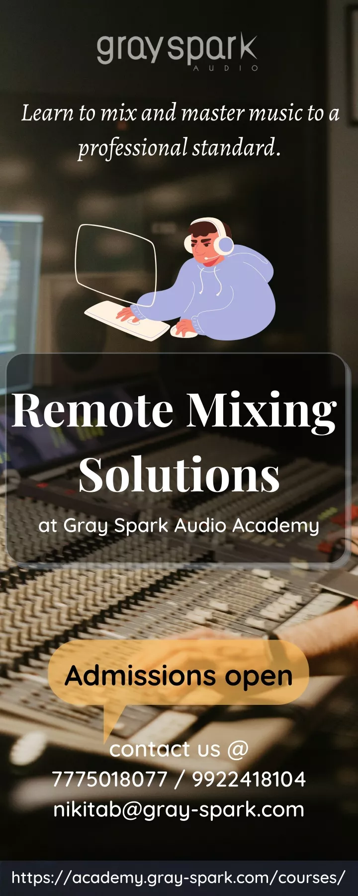 learn to mix and master music to a professional