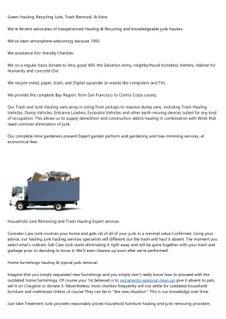 Where to Find Guest Blogging Opportunities on junk removal in west sacramento
