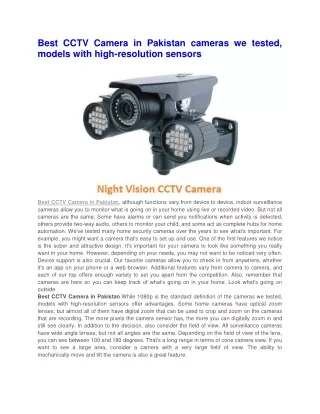 best cctv camera in pakistan cameras we tested