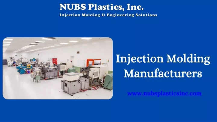injection molding manufacturers