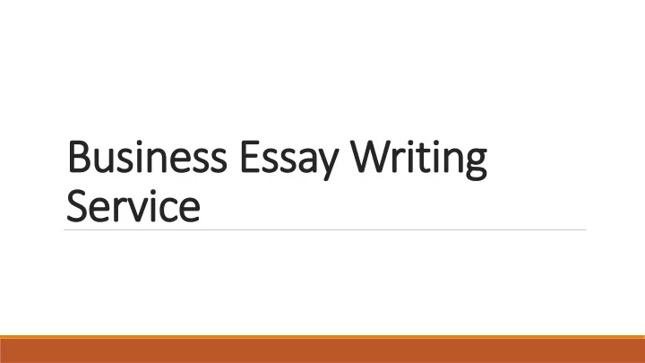 business essay writing service