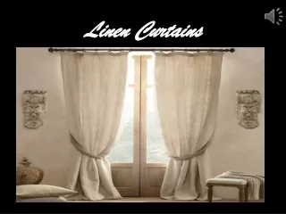 linen curtains