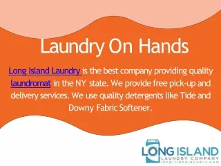 laundry on hands