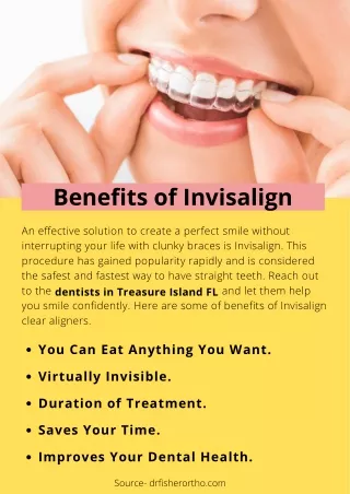 benefits of invisalign