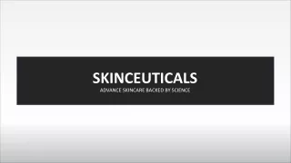 skinceuticals advance skincare backed by science