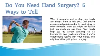 Top Hand Surgeons in Texas