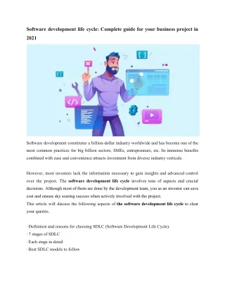 software development life cycle complete guide