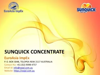 Sunquick concentrate