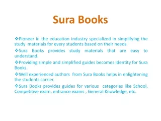 Sura Books Provides Guides and Study Materials For School and Competitive Exams