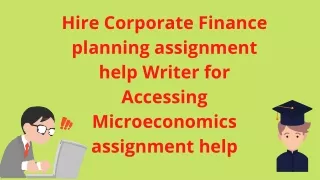 Commercial law assignment help | Microeconomics assignment help |  Corporate finance assignment help