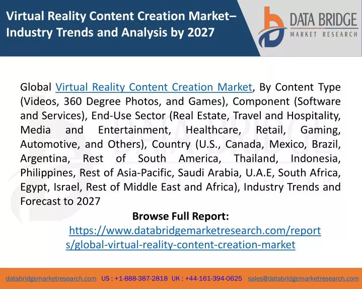 virtual reality content creation market industry