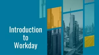 Introduction to Workday
