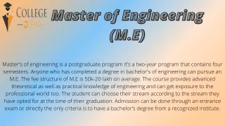 master of engineering master of engineering