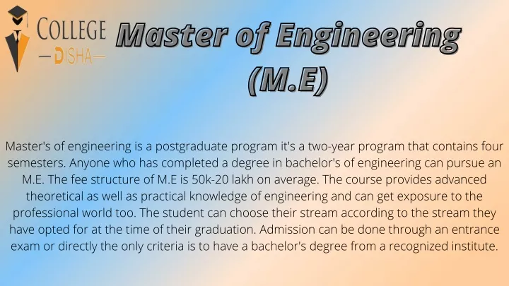 master of engineering master of engineering