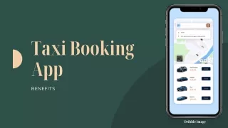 Cab booking app benefits