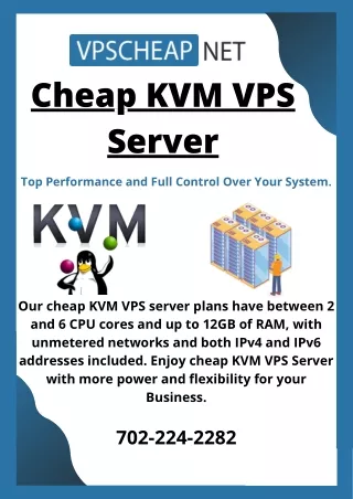 cheap kvm vps server